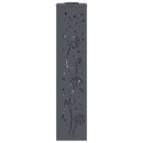 Solar LED sti lys 2 pcs Antracit Koldvalset Stål