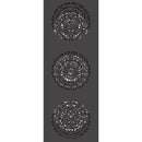 Solar LED sti lys 2 pcs Sort Koldvalset Stål