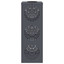 Solar LED sti lys 2 pcs Antracit Koldvalset Stål