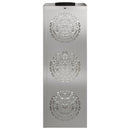 Solar LED sti lys 2 pcs Sølv Rustfrit stål