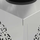 Solar LED sti lys 2 pcs Sølv Galvaniseret Stål