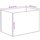 Akvarium med opbevaring Transparent 30 x 20 x 20 cm Glas