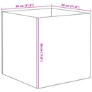 Akvarium med opbevaring Transparent 30 x 30 x 30 cm Glas