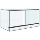 Terrarium med opbevaring Transparent 80 x 40 x 40 cm Glas