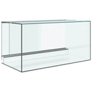 Terrarium med opbevaring Transparent 80 x 40 x 40 cm Glas