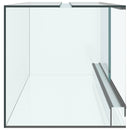 Terrarium med opbevaring Transparent 80 x 40 x 40 cm Glas