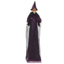 Hængende Halloween talende heks Lilla 216 x 125 cm Polyester