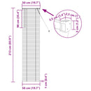 Persienner Hvid 213 x 50 cm 25 mm PVC