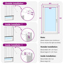 Persienner Sort 150 x 160 cm 25 mm PVC