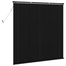 Persienner Sort 150 x 160 cm 25 mm PVC