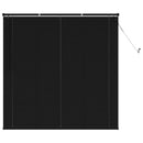 Persienner Sort 150 x 160 cm 25 mm PVC