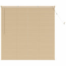Persienner Lys Brun med Mønster 150 x 150 cm 25 mm PVC