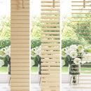 Persienner Lys Brun med Mønster 213 x 70 cm 25 mm PVC