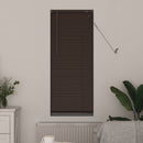 Persienner Mørk Brun med Mønster 150 x 50 cm 25 mm PVC