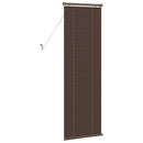 Persienner Mørk Brun med Mønster 150 x 50 cm 25 mm PVC