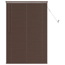 Persienner Mørk Brun med Mønster 150 x 70 cm 25 mm PVC