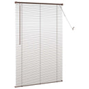 Persienner Mørk Brun med Mønster 150 x 90 cm 25 mm PVC