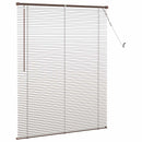 Persienner Mørk Brun med Mønster 150 x 110 cm 25 mm PVC