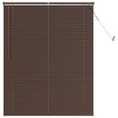Persienner Mørk Brun med Mønster 150 x 110 cm 25 mm PVC