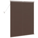 Persienner Mørk Brun med Mønster 150 x 120 cm 25 mm PVC