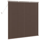 Persienner Mørk Brun med Mønster 150 x 140 cm 25 mm PVC