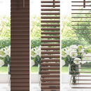 Persienner Mørk Brun med Mønster 213 x 90 cm 25 mm PVC