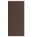 Persienner Mørk Brun med Mønster 213 x 90 cm 25 mm PVC