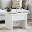Sofabord Hvid 55 x 54,5 x 45 cm Konstrueret træ