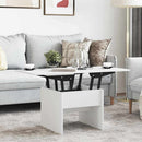 Sofabord Hvid 55 x 54,5 x 45 cm Konstrueret træ