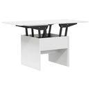 Sofabord Hvid 55 x 54,5 x 45 cm Konstrueret træ