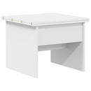 Sofabord Hvid 55 x 54,5 x 45 cm Konstrueret træ
