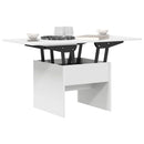 Sofabord Hvid 55 x 54,5 x 45 cm Konstrueret træ