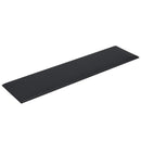 Væghovedgærde 12 stk. 60 x 15 cm Sort Stof