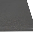 Væghovedgærde 12 stk. 60 x 15 cm Grå Stof