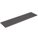 Væghovedgærde 12 stk. 60 x 15 cm Grå Stof