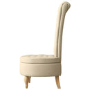 Sækkestol Creme 56,5 x 70 x 110 cm Stof