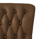 Sækkestol Brun 56,5 x 70 x 110 cm Faux Suede Læder
