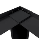 Vaskemaskine Pedestal 2 pcs Sort 127 x 54,5 x 32,5 cm Stål