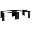 Vaskemaskine Pedestal 2 pcs Sort 127 x 54,5 x 32,5 cm Stål