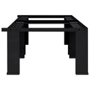 Vaskemaskine Pedestal 2 pcs Sort 127 x 54,5 x 32,5 cm Stål