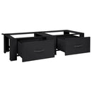 Vaskemaskine Pedestal 2 pcs Sort 127 x 54,5 x 32,5 cm Stål