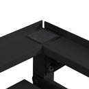 Vaskemaskine Pedestal 2 pcs Sort 120 x 56 x 52 cm Stål