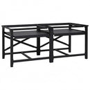 Vaskemaskine Pedestal 2 pcs Sort 120 x 56 x 52 cm Stål
