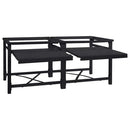 Vaskemaskine Pedestal 2 pcs Sort 120 x 56 x 52 cm Stål
