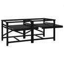 Vaskemaskine Pedestal 2 pcs Sort 120 x 56 x 52 cm Stål