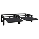Vaskemaskine Pedestal 2 pcs Sort 124,5 x 61,5 x 32,5 cm Stål
