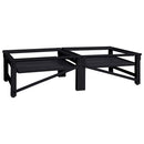 Vaskemaskine Pedestal 2 pcs Sort 124,5 x 61,5 x 32,5 cm Stål