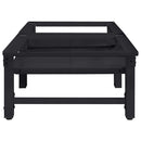 Vaskemaskine Pedestal 2 pcs Sort 124,5 x 61,5 x 32,5 cm Stål