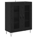 Sideboard Sort eg 69,5 x 34 x 90 cm Konstrueret træ
