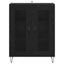 Sideboard Sort eg 69,5 x 34 x 90 cm Konstrueret træ